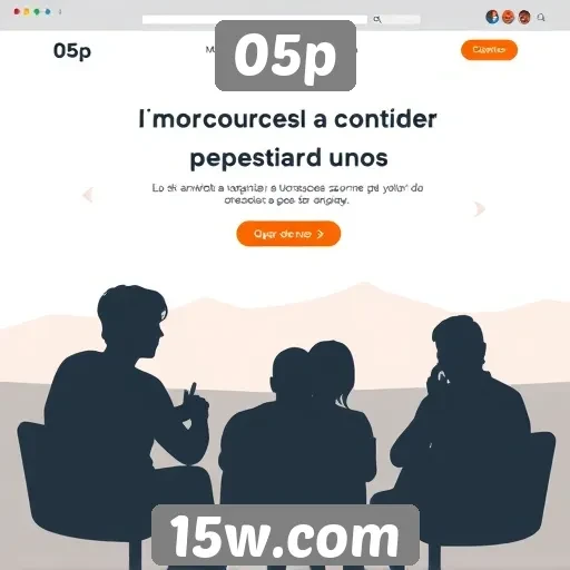 Análise da experiência do usuário no site 05p